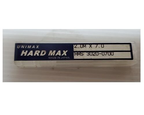 Dao phay ngón hợp kim phi 2 dài 7_unimax-hms3020-0700