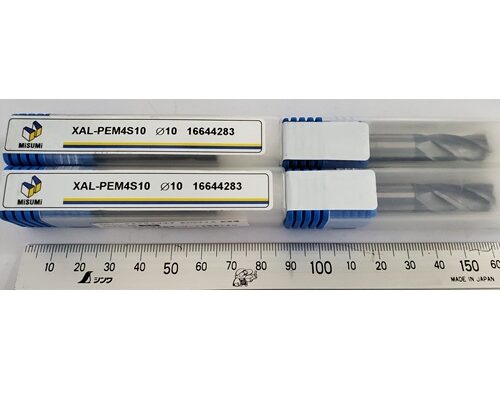 Dao phay ngón hợp kim phi 10x20_misumi-xal-pem4s10