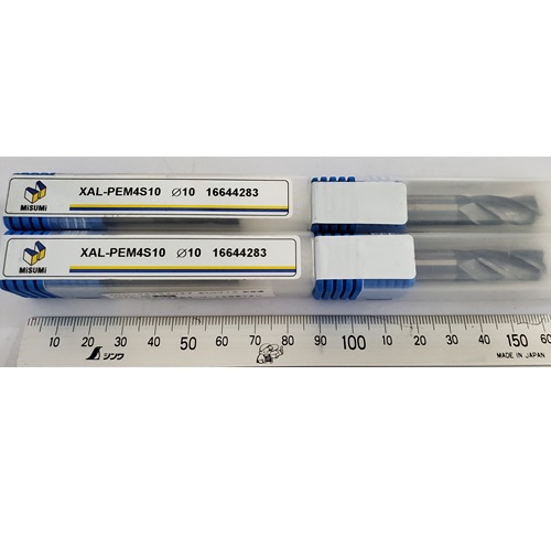 Dao phay ngón hợp kim phi 10x20_misumi-xal-pem4s10