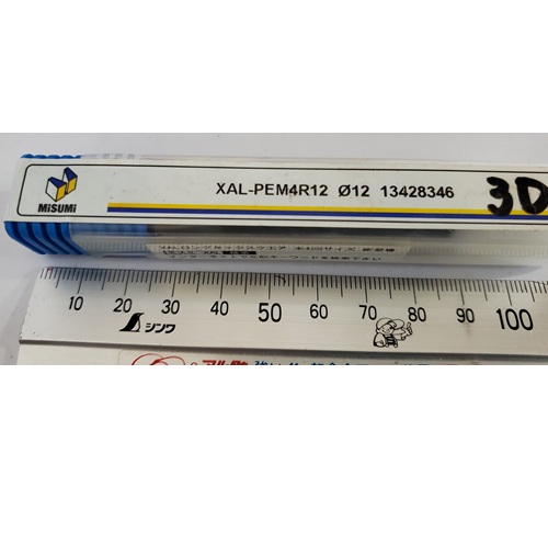 Dao phay ngón hợp kim phi 12x35_misumi-xal-pem4r12