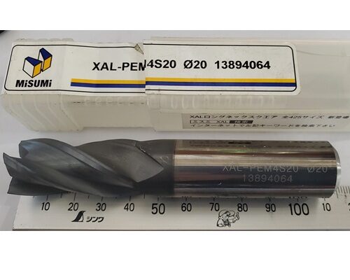 Dao phay ngón hợp kim phi 20×45 _misumi-xal-pem4s20