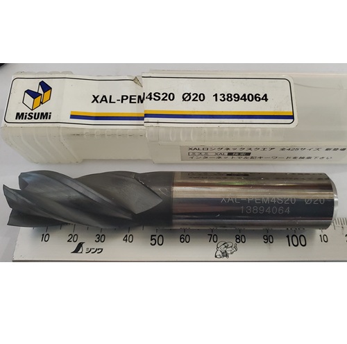 Dao phay ngón hợp kim phi 20×45 _misumi-xal-pem4s20