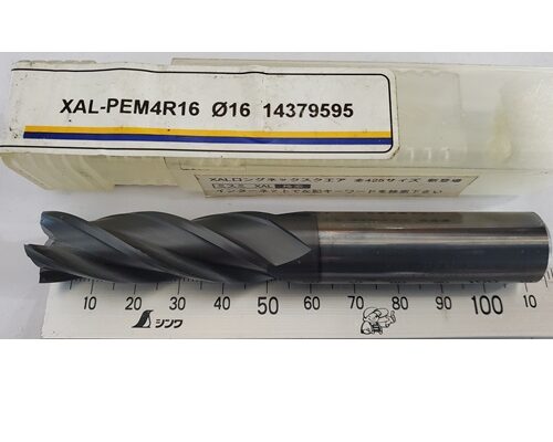 Dao phay ngón hợp kim phi 16×50 _misumi-xal-pem4r16